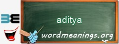 WordMeaning blackboard for aditya